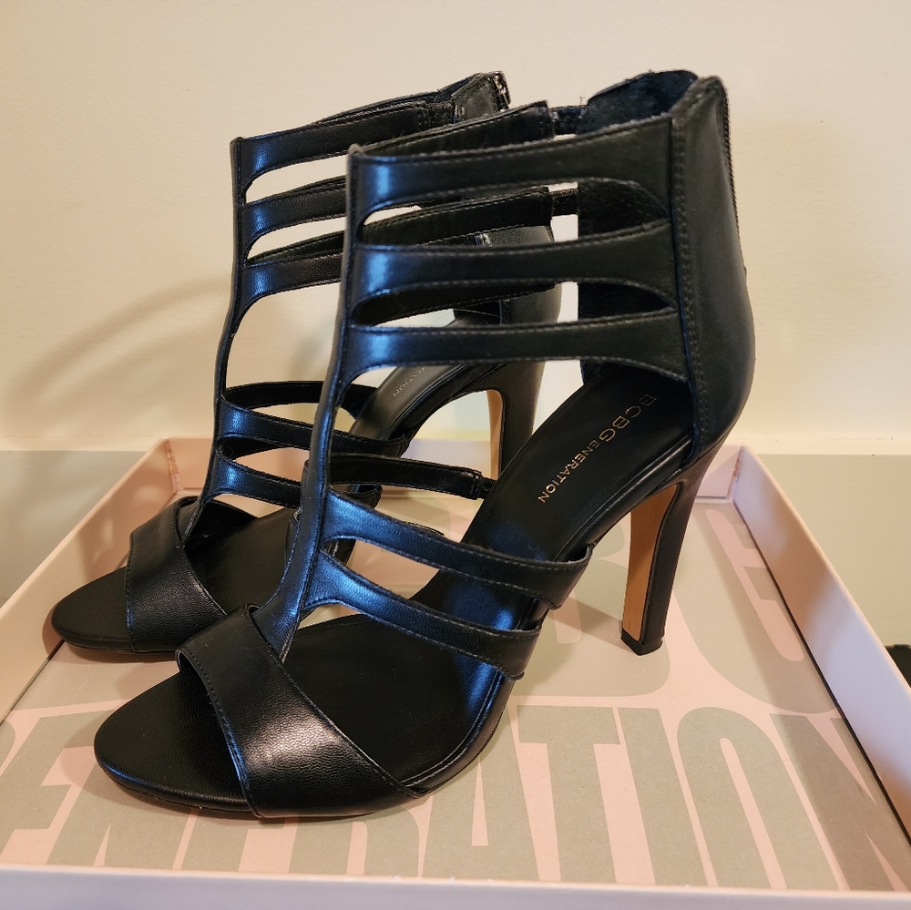 Bcbgeneration Black Gladiator Heels - image 1